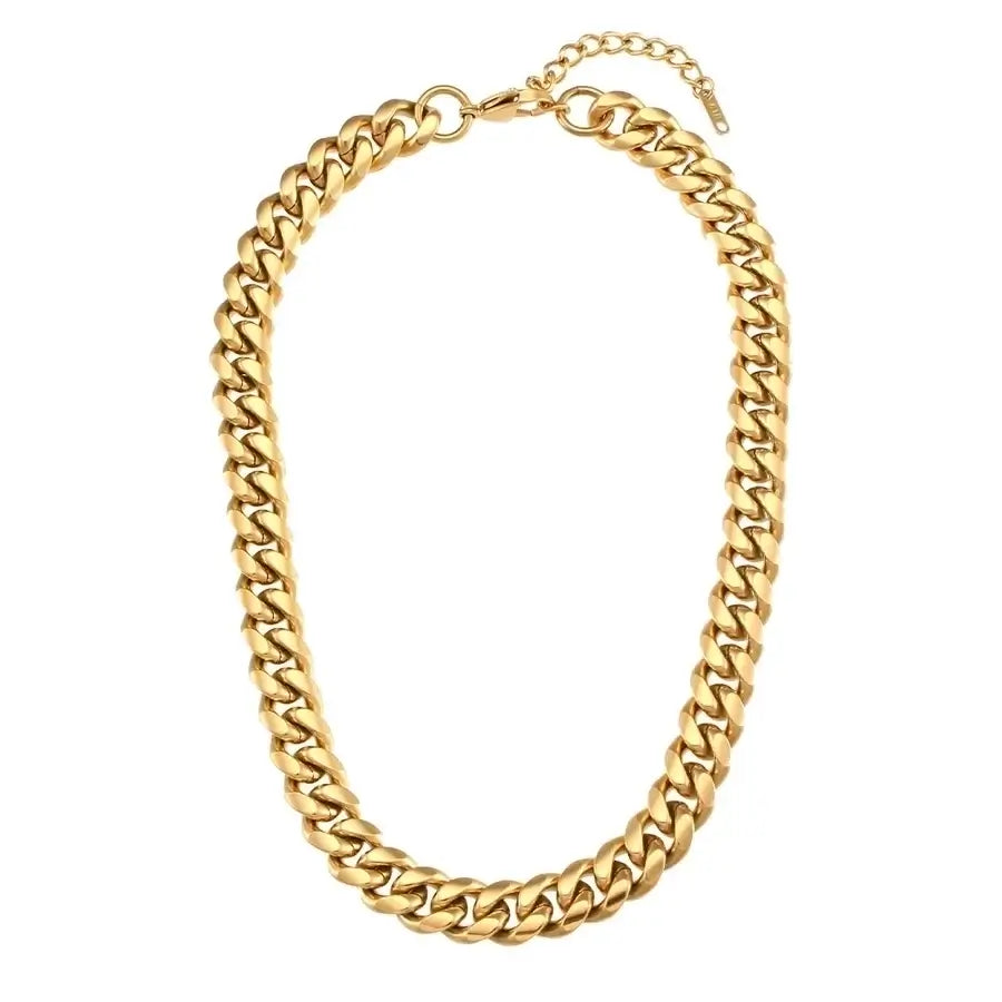 18K Gold Cuban Necklace