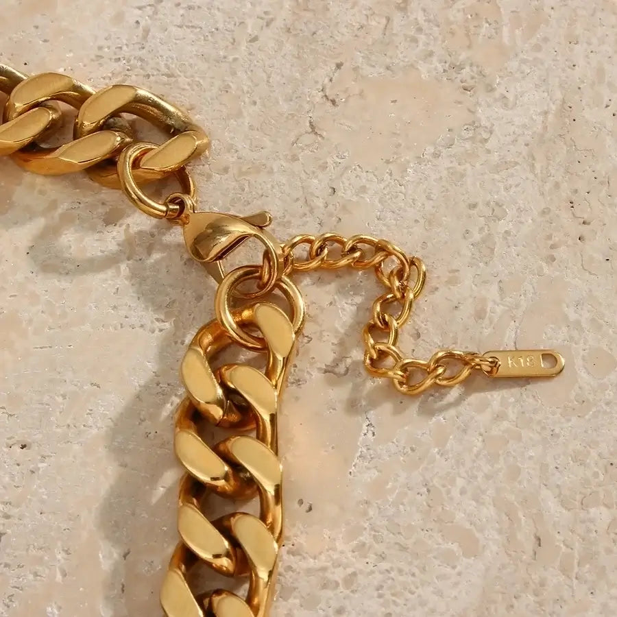 18K Gold Cuban Necklace
