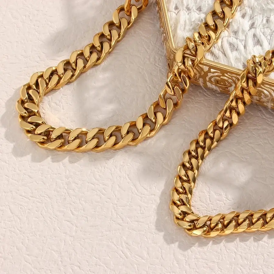 18K Gold Cuban Necklace
