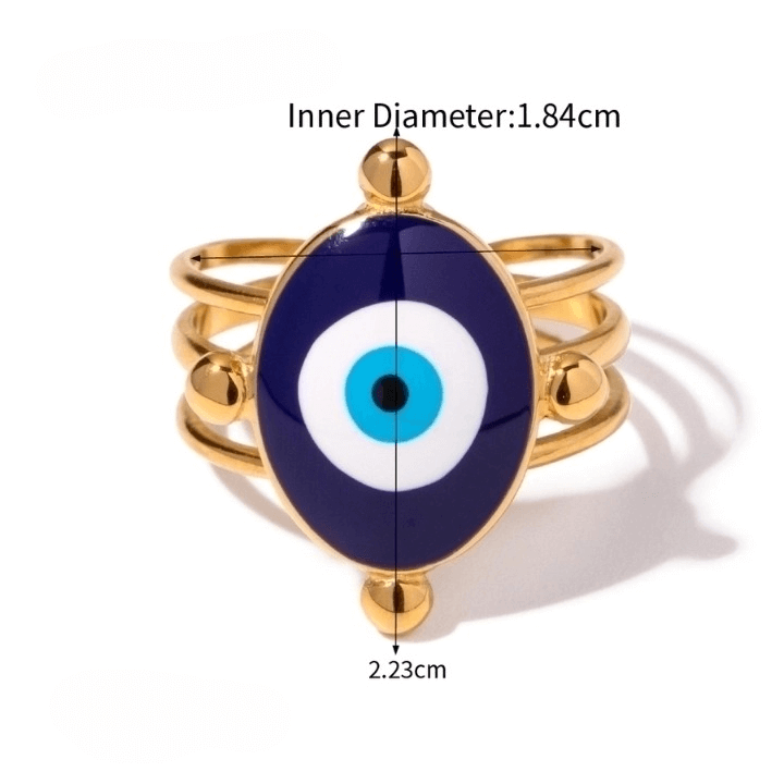 Amulet Evil Eye Ring