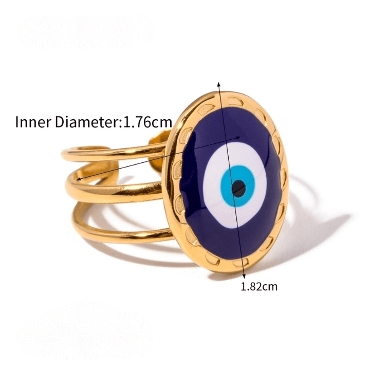 Amulet Evil Eye Ring