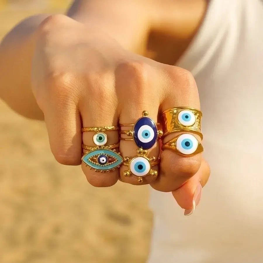 Amulet Evil Eye Ring