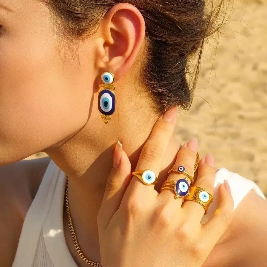 Amulet Evil Eye Ring