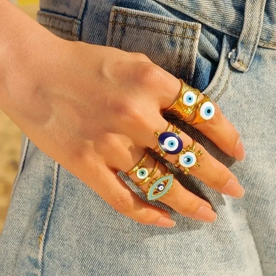 Amulet Evil Eye Ring