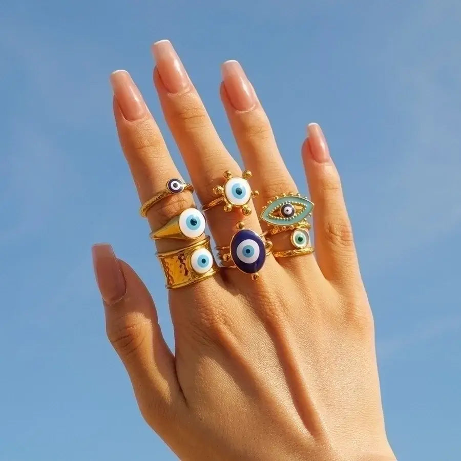 Amulet Evil Eye Ring