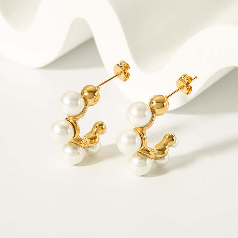 Avant-Garde Pearl Earrings