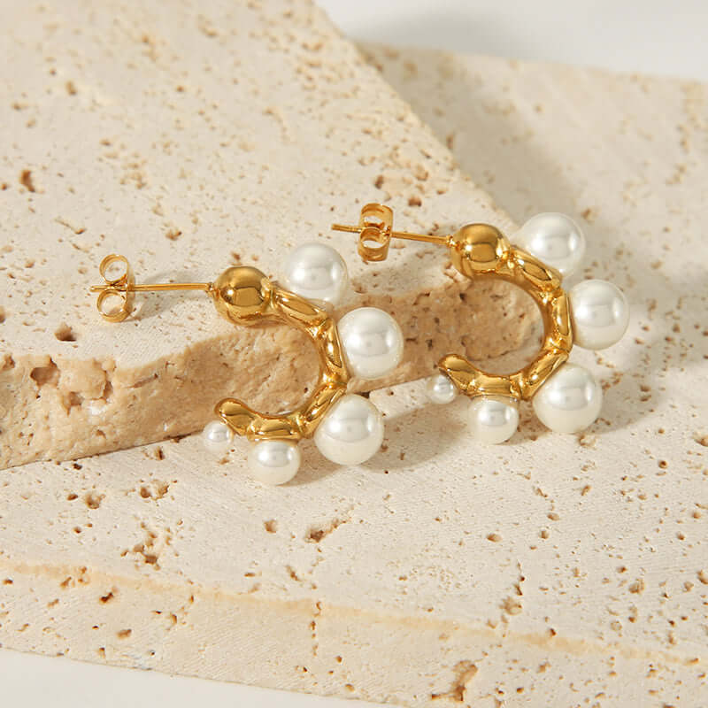 Avant-Garde Pearl Earrings