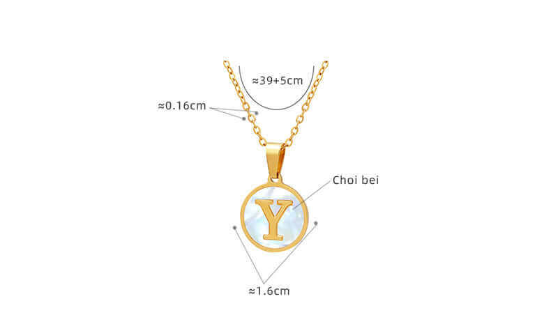 Celestial Letter Charm