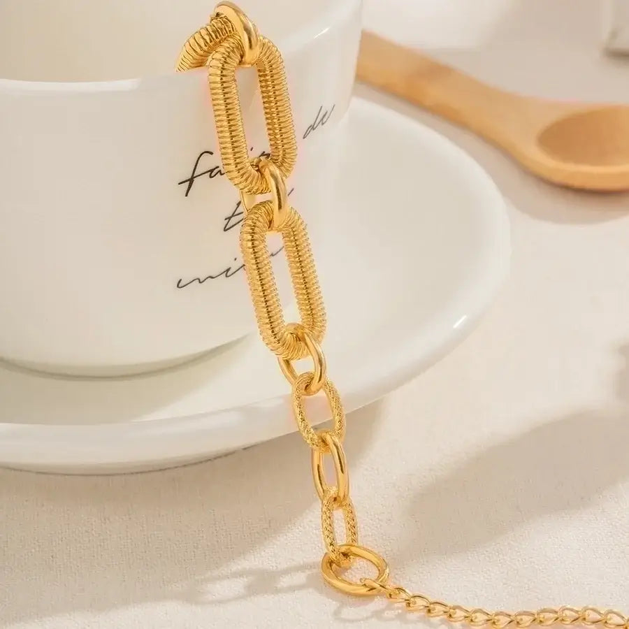 Edgy Elegance Bracelet