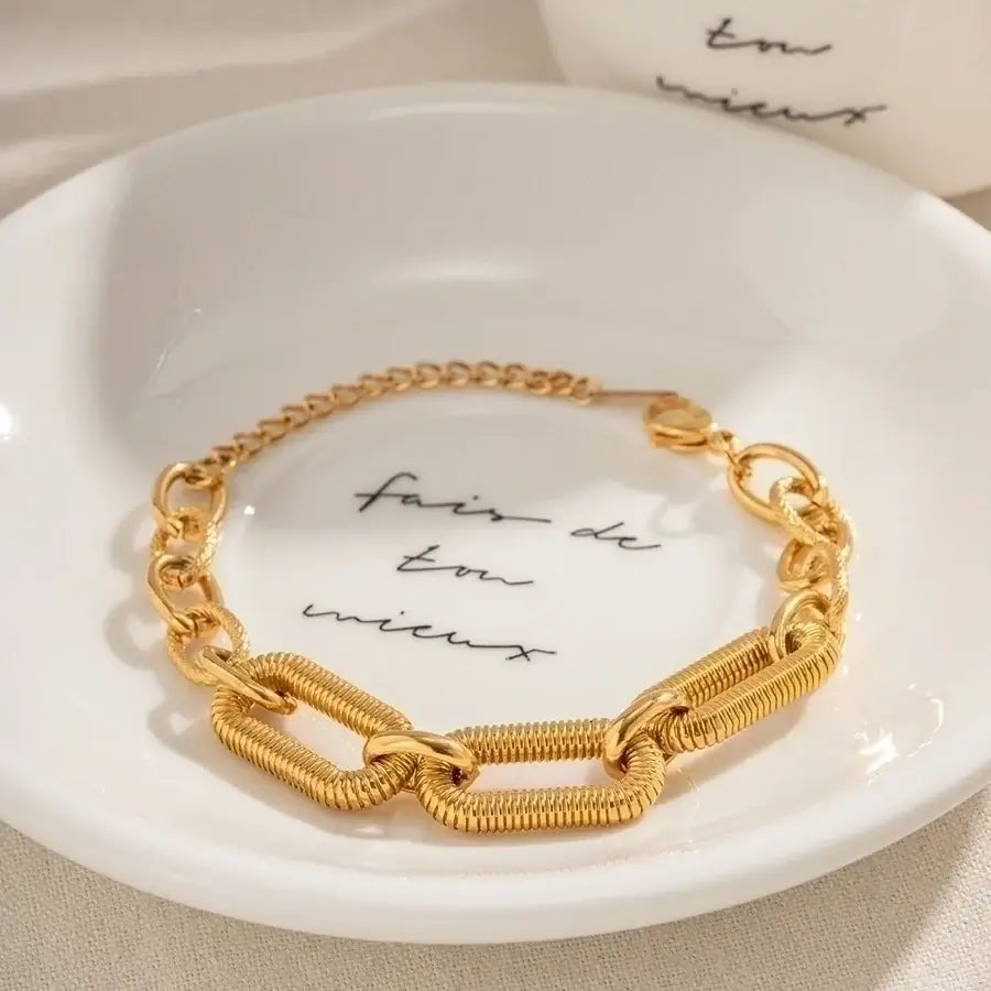 Edgy Elegance Bracelet