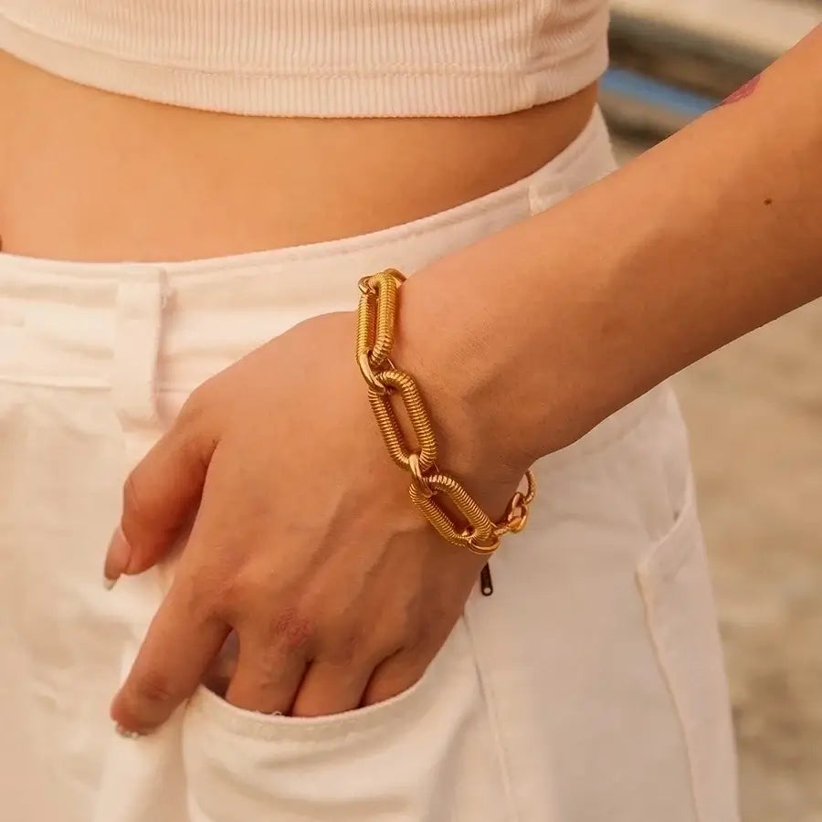 Edgy Elegance Bracelet