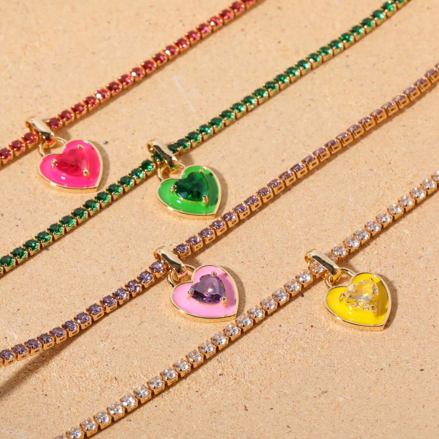 Elegant Modern Heart Necklace