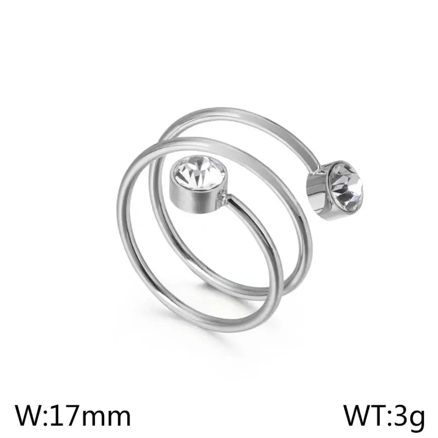 Fashion Spiral Open Rings