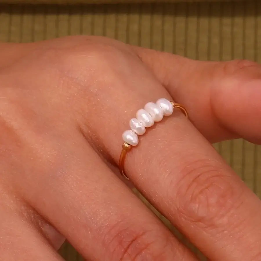 Freshwater Pearl Beaded Ring