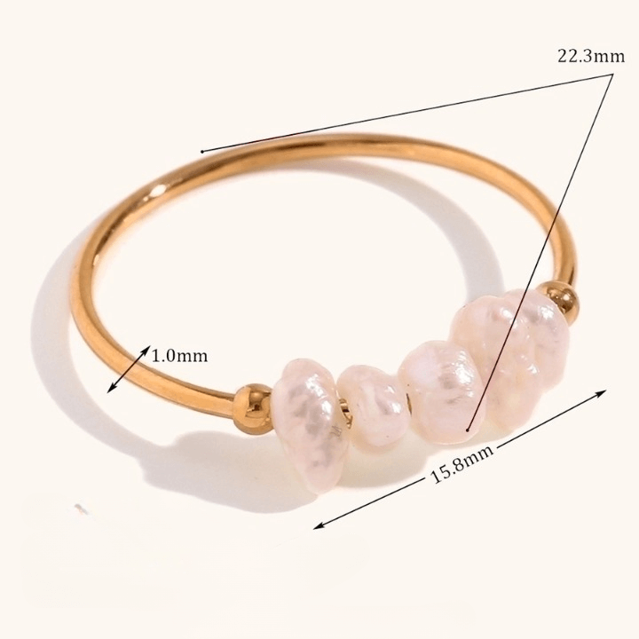 Freshwater Pearl Beaded Ring