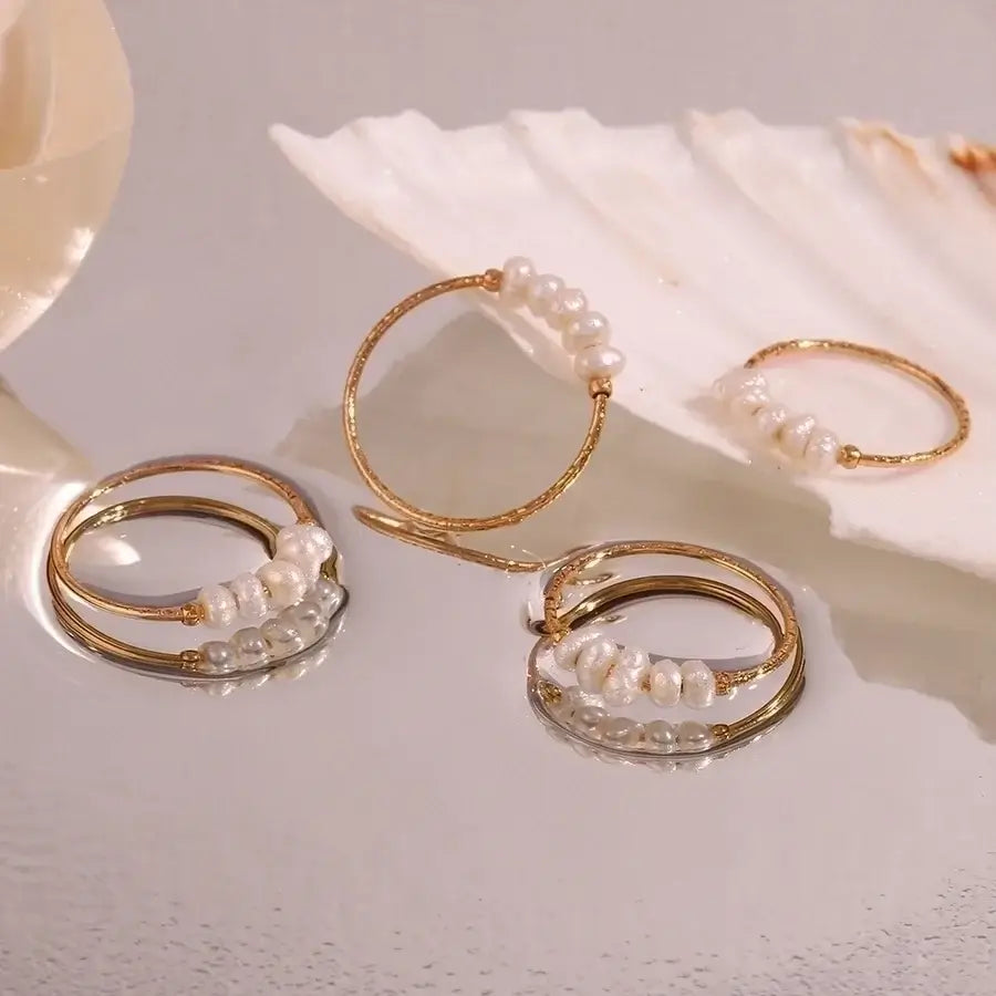 Freshwater Pearl Beaded Ring