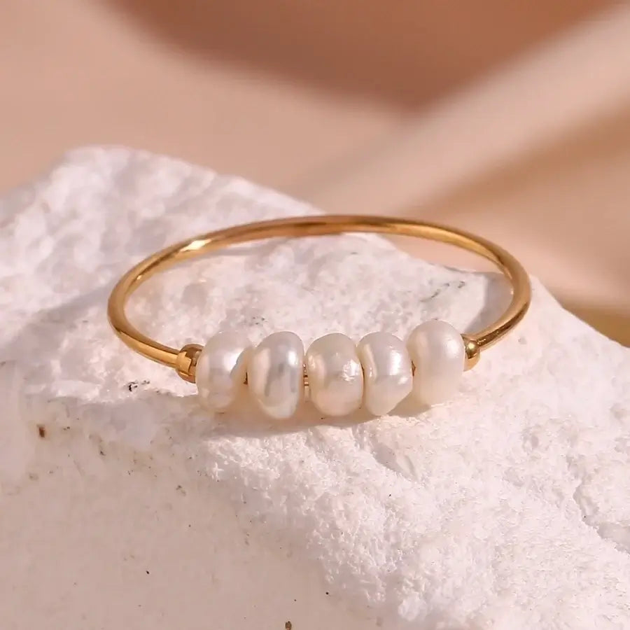 Freshwater Pearl Beaded Ring