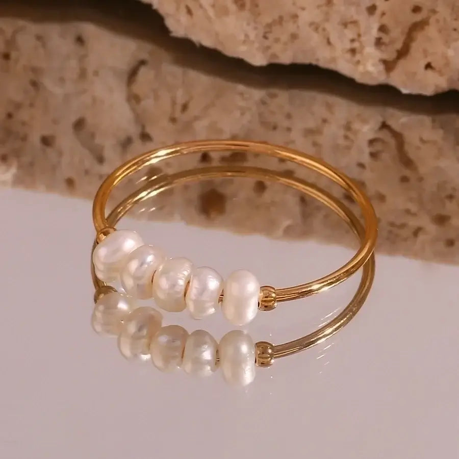 Freshwater Pearl Beaded Ring