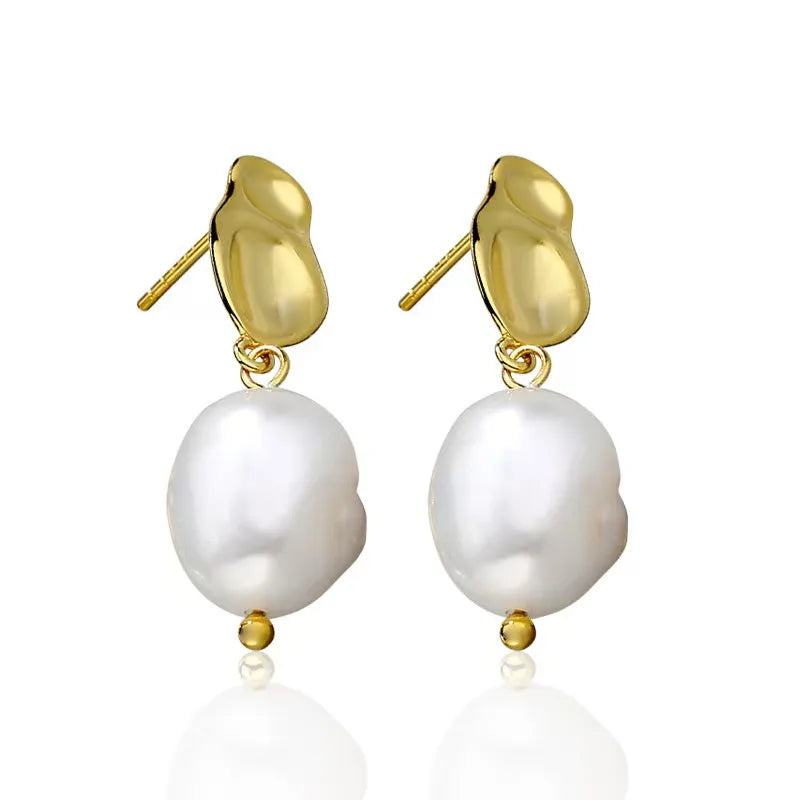 Gleaming Pearl Dangles
