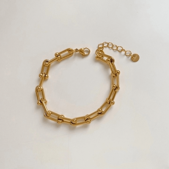 Gold Plated Simple Style Bracelets