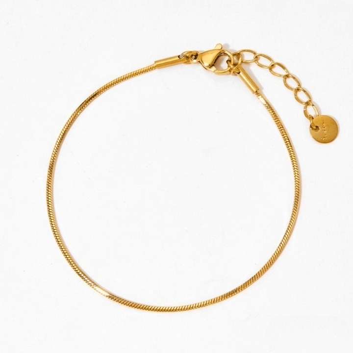 Gold Plated Simple Style Bracelets