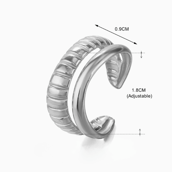 Modern Meridian Ring