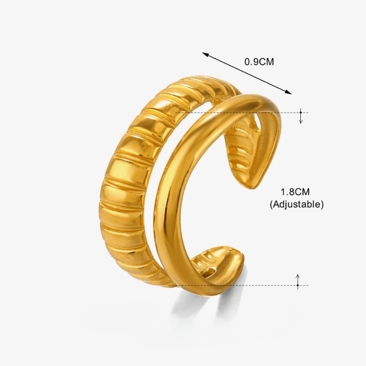 Modern Meridian Ring
