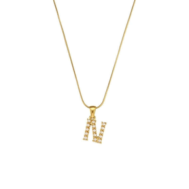 Pearl Monogram Letters
