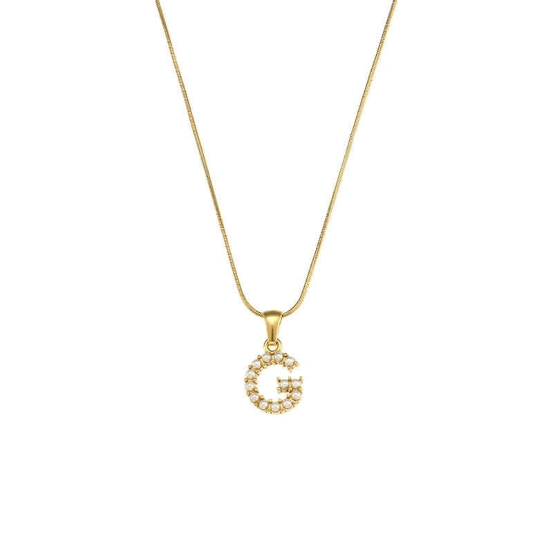 Pearl Monogram Letters