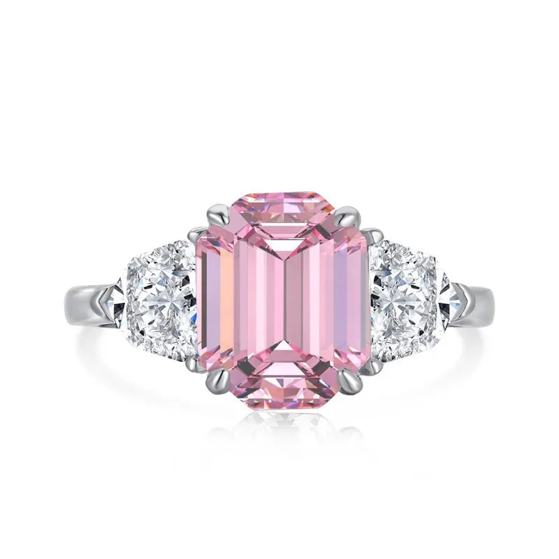 Pink Emerald Ring