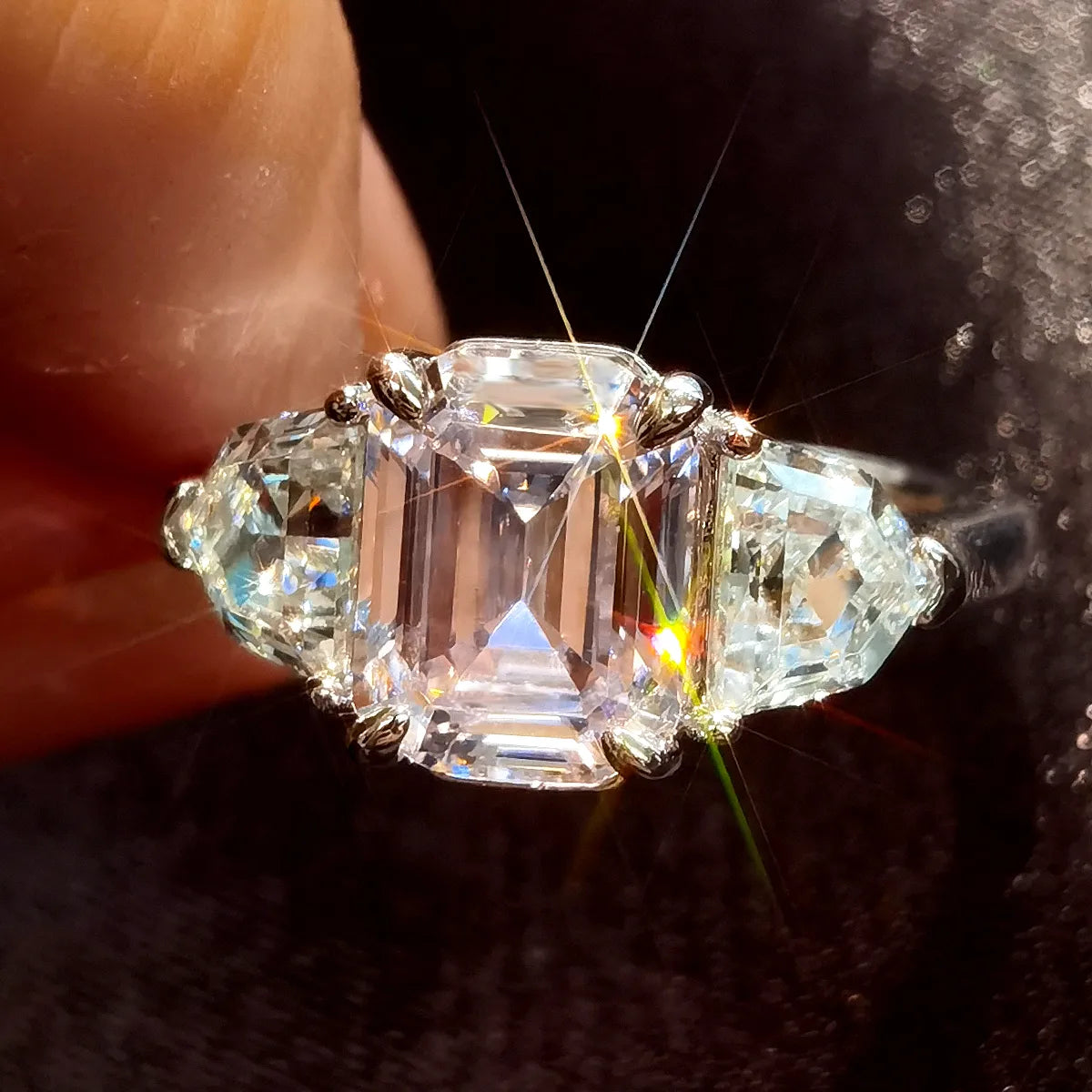 Pink Emerald Ring