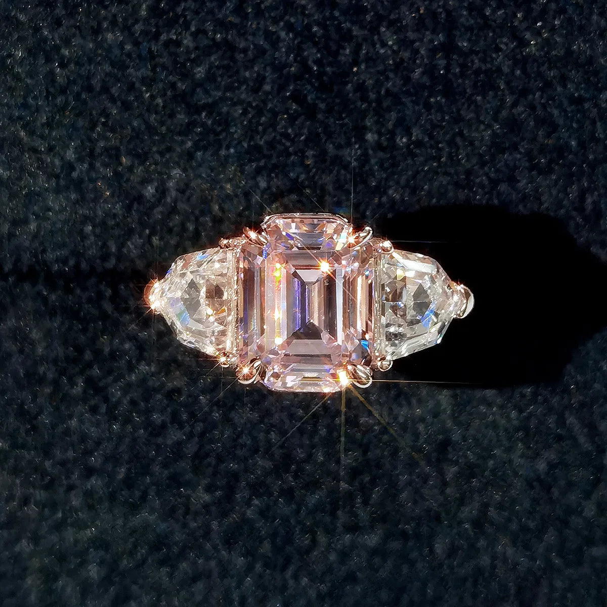Pink Emerald Ring