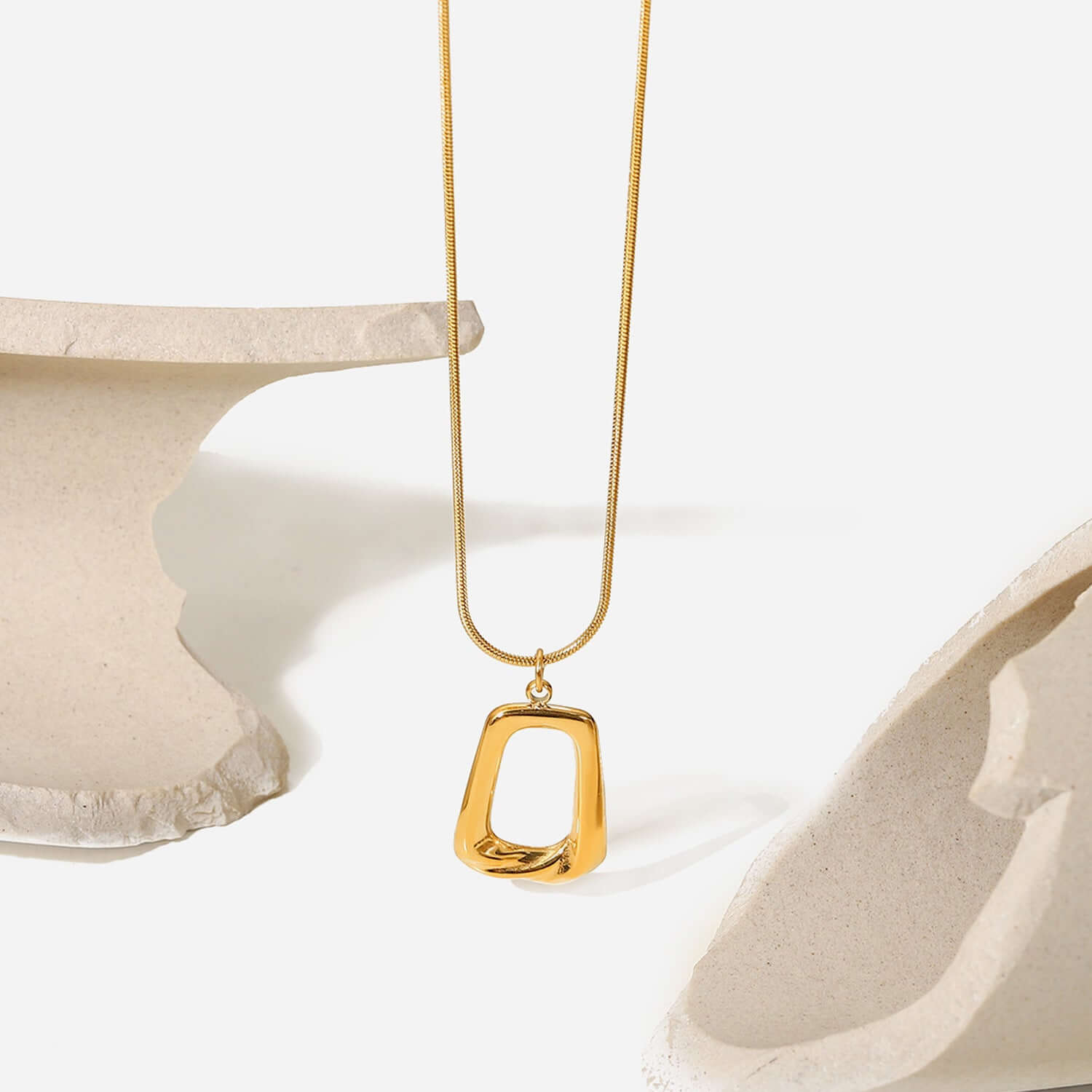 Retro Trapezoid Necklace