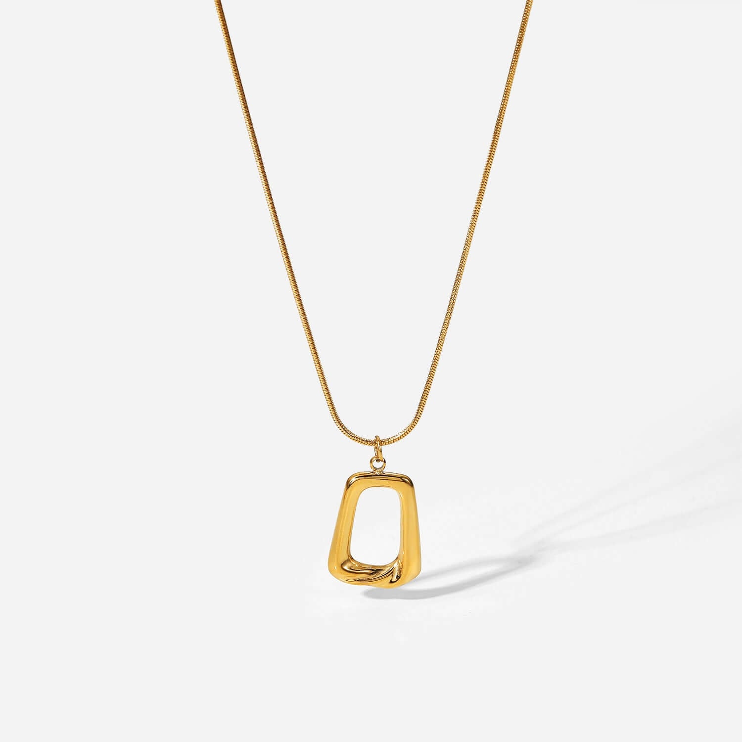 Retro Trapezoid Necklace