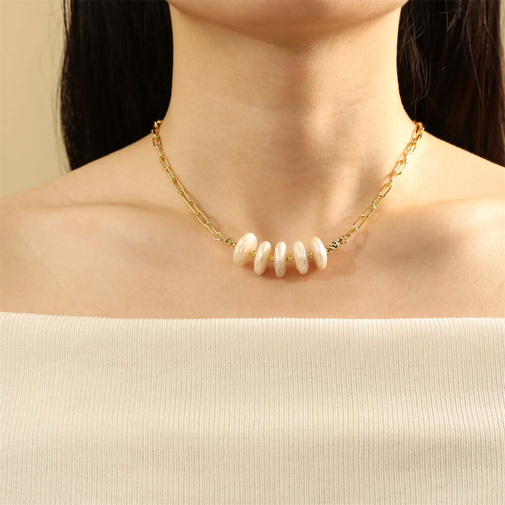 Round Freshwater Pearl Necklace