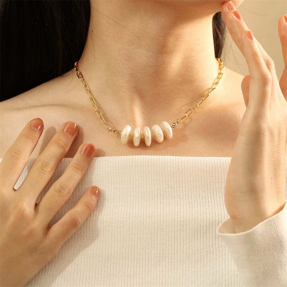 Round Freshwater Pearl Necklace