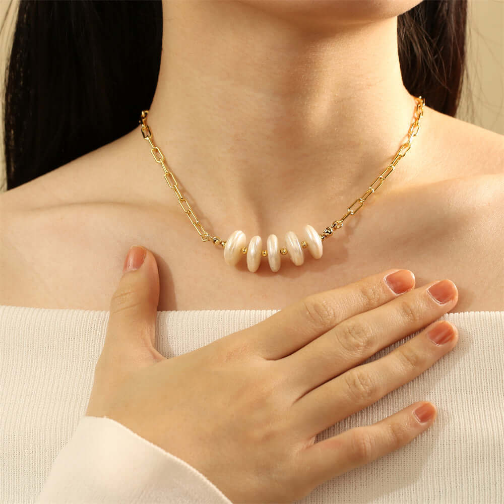 Round Freshwater Pearl Necklace