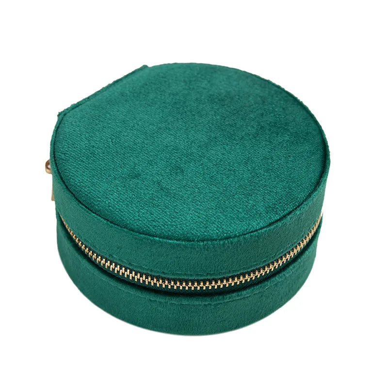 Round Velvet Jewelry Organizer 1