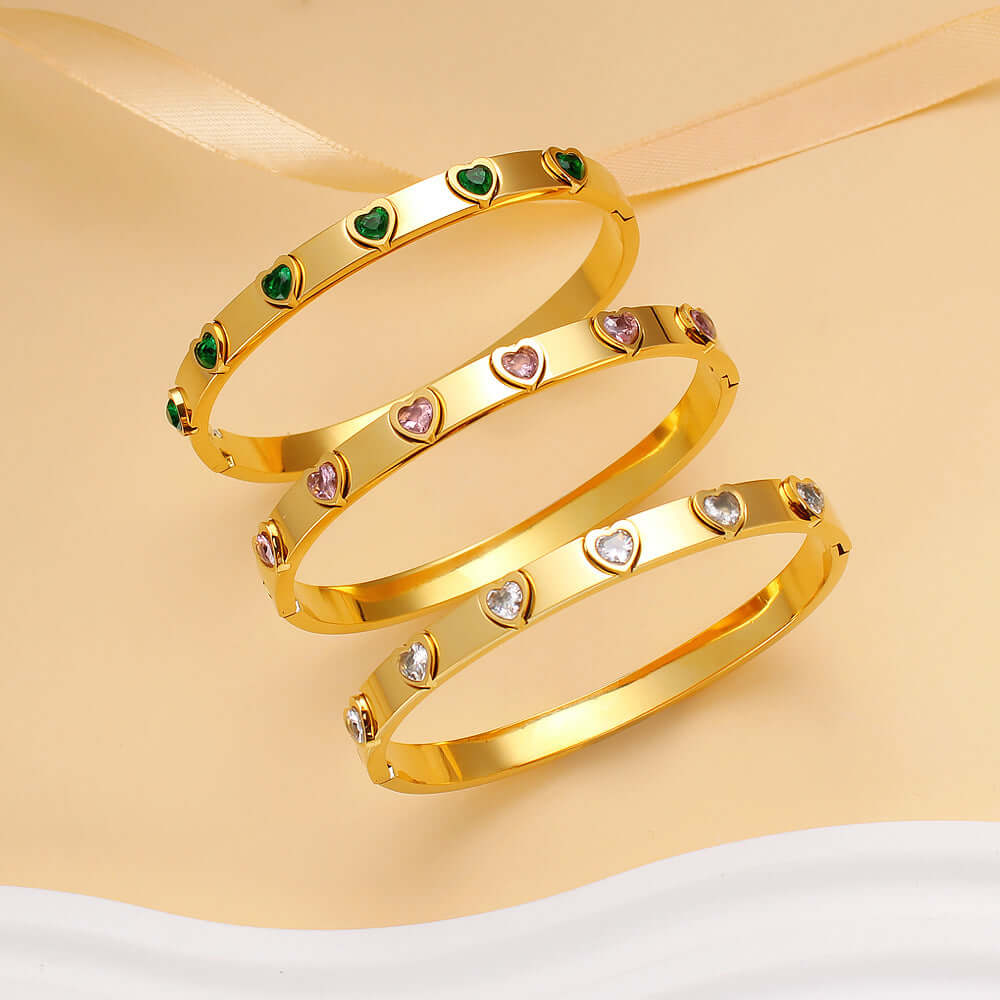 Serene Heartbeat Bangle