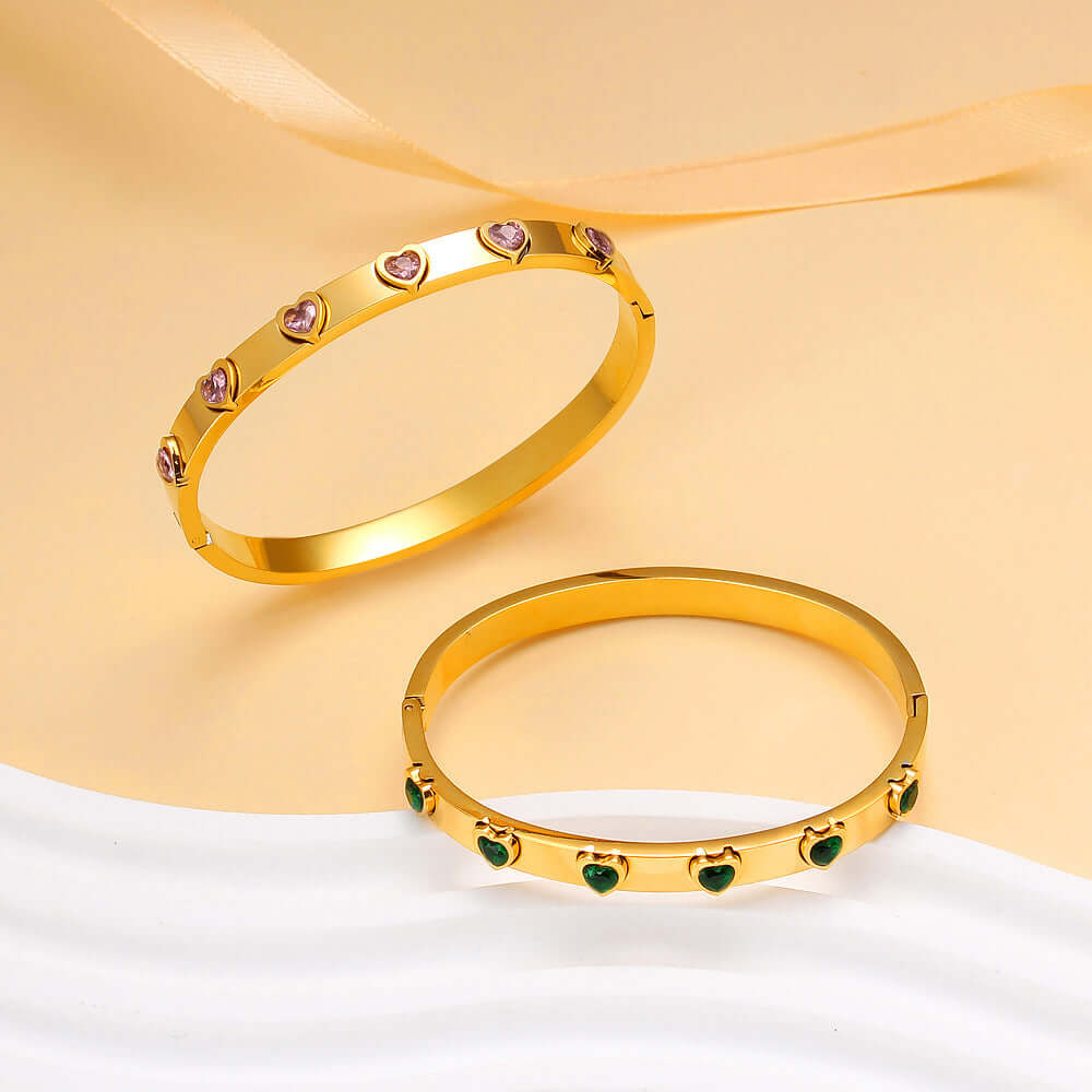 Serene Heartbeat Bangle