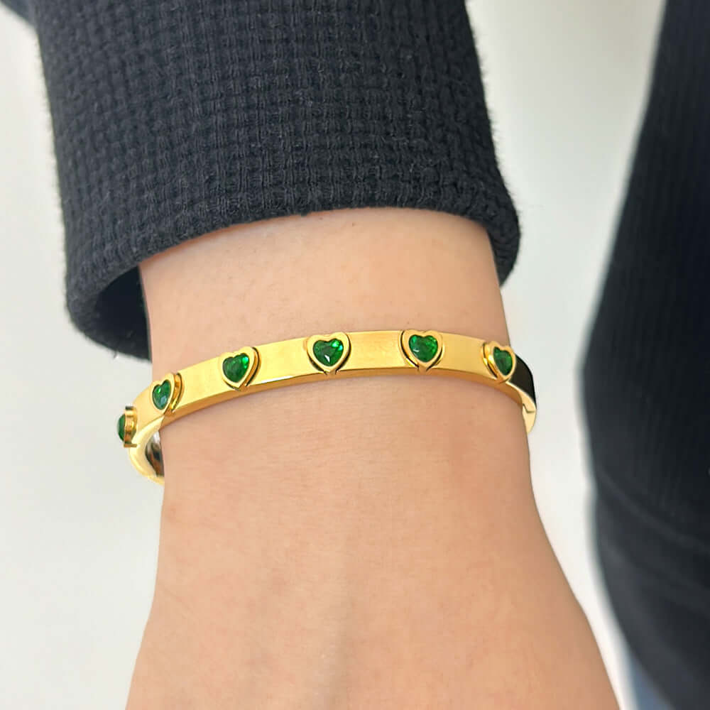Serene Heartbeat Bangle
