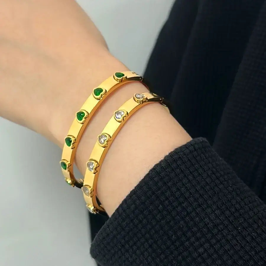 Serene Heartbeat Bangle