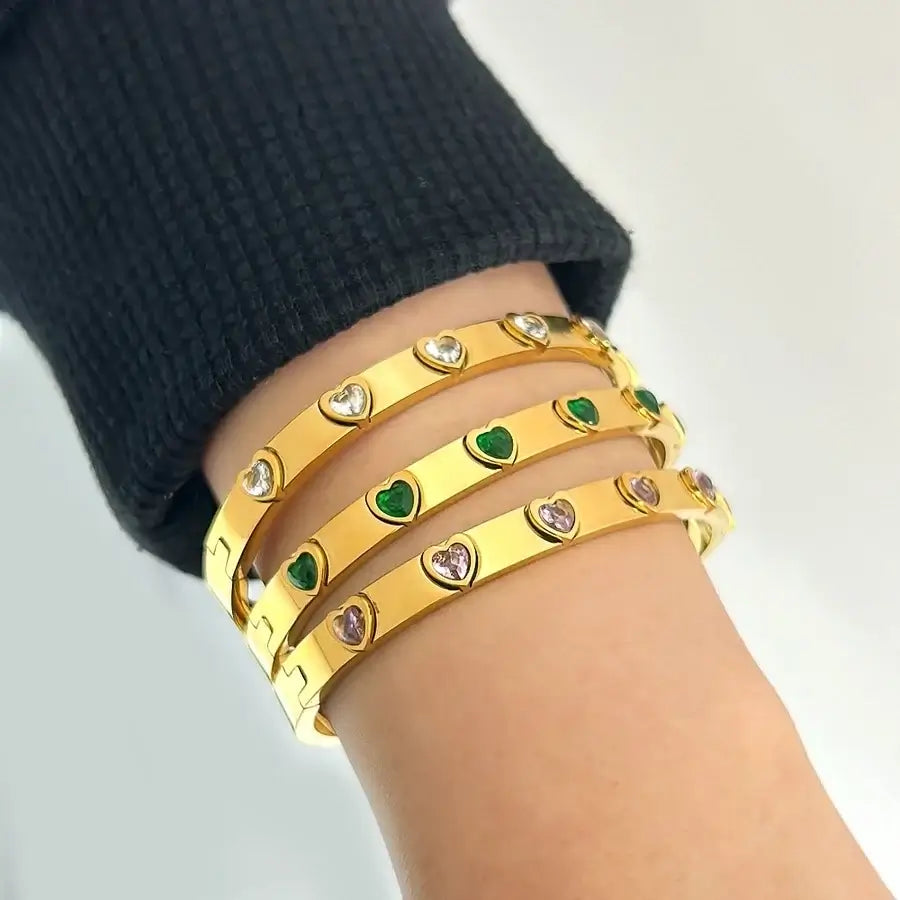 Serene Heartbeat Bangle