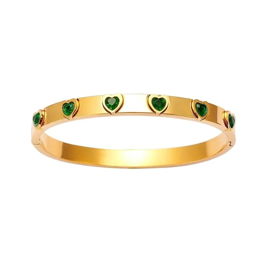 Serene Heartbeat Bangle