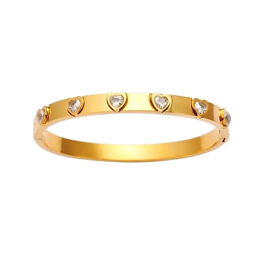 Serene Heartbeat Bangle