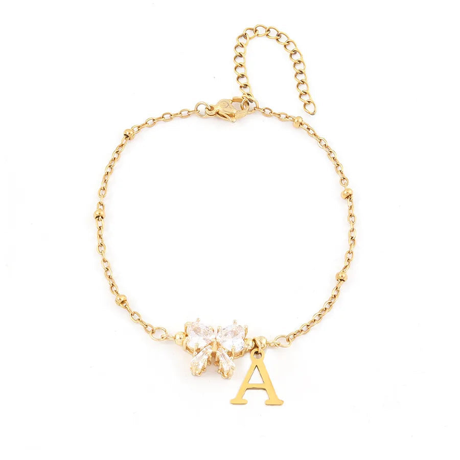 Serenity Heart Bow Bracelet