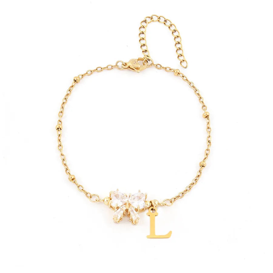 Serenity Heart Bow Bracelet