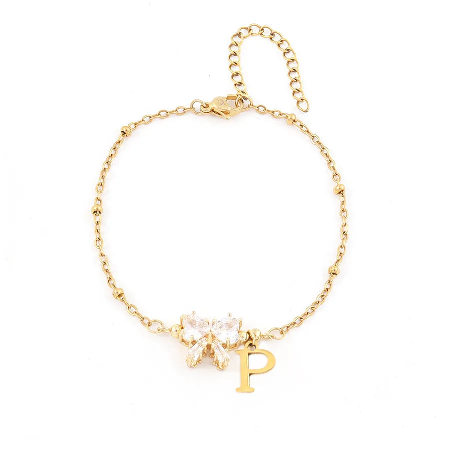 Serenity Heart Bow Bracelet