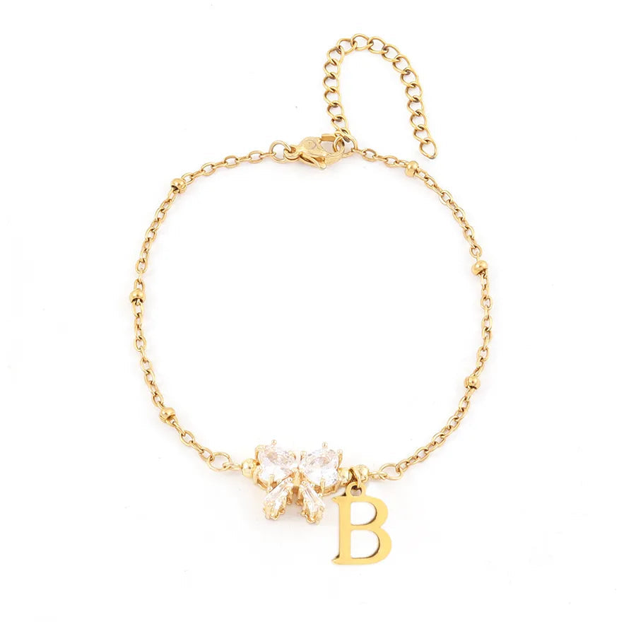 Serenity Heart Bow Bracelet