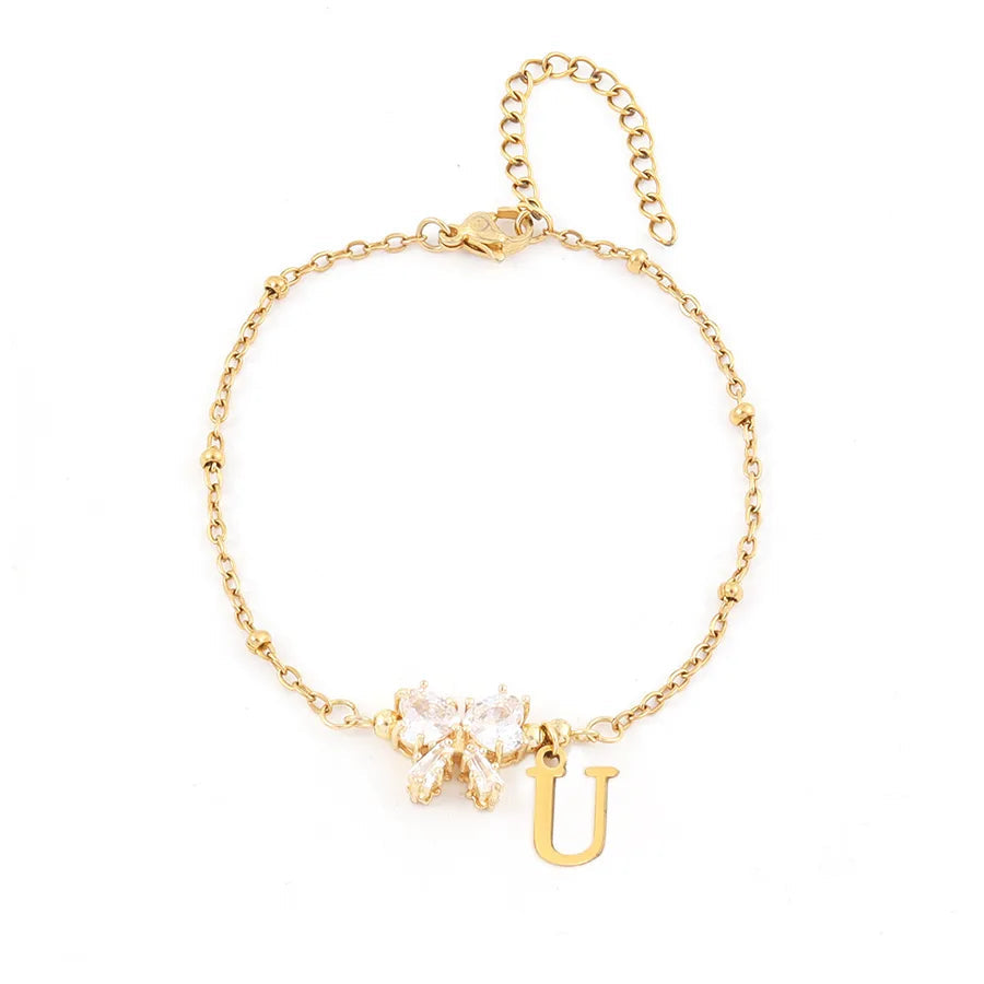 Serenity Heart Bow Bracelet